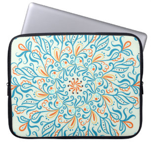 Housse Pour Ordinateur Portable Motif en carreaux céramiques Abstraits