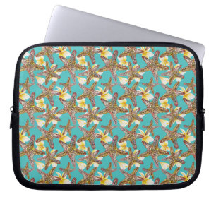 Housse Pour Ordinateur Portable Motif fantaisiste d'étoiles de mer
