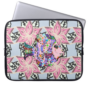 Housse Pour Ordinateur Portable Motif floral incomparable. Motif naturel feuille e