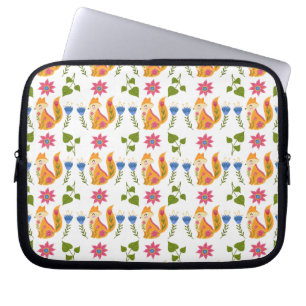 Housse Pour Ordinateur Portable Motif floral rusé assez en pastel