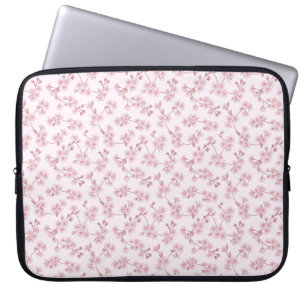 Housse Pour Ordinateur Portable Motif floral sans couture de fleurs de cerisier ro