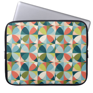 Housse Pour Ordinateur Portable Motif géométrique Abstrait sans couture au milieu
