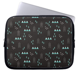 Housse Pour Ordinateur Portable Motif géométrique de nuit du pays des merveilles