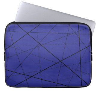 Housse Pour Ordinateur Portable Motif géométrique noir et blanc