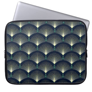 Housse Pour Ordinateur Portable Motif géométrique sans couture et élégant. Art Déc