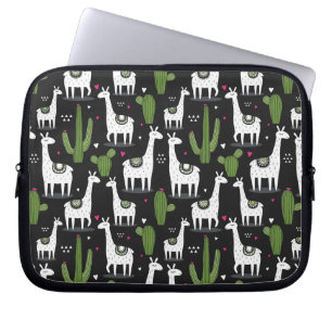 Housse Pour Ordinateur Portable Motif heureux de lama
