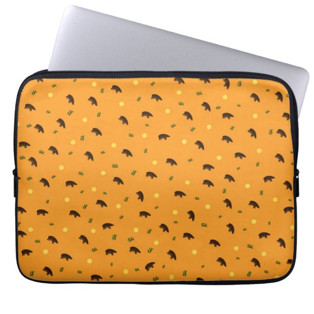 Housse Pour Ordinateur Portable Motif Hippopotame (Devant)