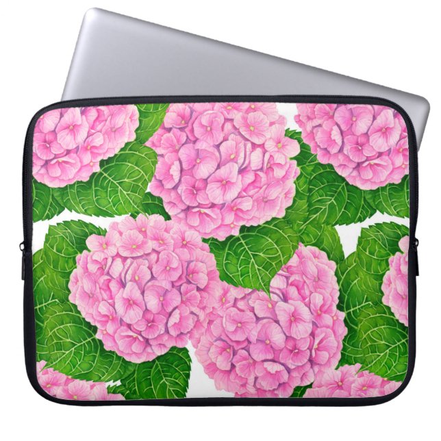Housse Pour Ordinateur Portable Motif Hydrangea (Devant)