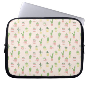 Housse Pour Ordinateur Portable Motif mignon de cactus