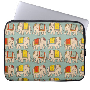 Housse Pour Ordinateur Portable Motif mignon d'éléphant d'éléphants de cirque de