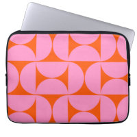 Motif Moderne Du Milieu Du Siècle Préppant Rose Et
