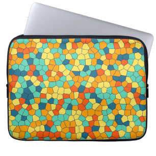 Housse Pour Ordinateur Portable Motif mosaïque vibrant