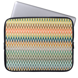 Housse Pour Ordinateur Portable Motif multicolore Zigzag