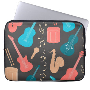Housse Pour Ordinateur Portable Motif musical