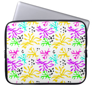 Housse Pour Ordinateur Portable motif néon multicolore Abstrait