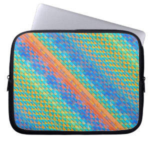 Housse Pour Ordinateur Portable Motif numérique tissé Abstrait coloré