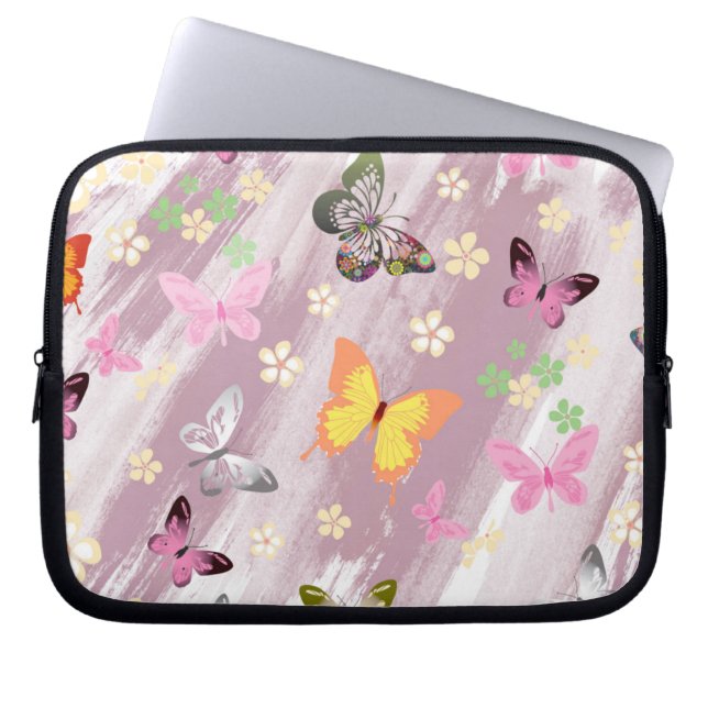 Housse Pour Ordinateur Portable Motif papillon 7 (Devant)