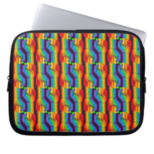 Housse Pour Ordinateur Portable Motif Rainbow Fist