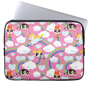 Housse Pour Ordinateur Portable Motif Rainbow Powerpuff Girls et Donny