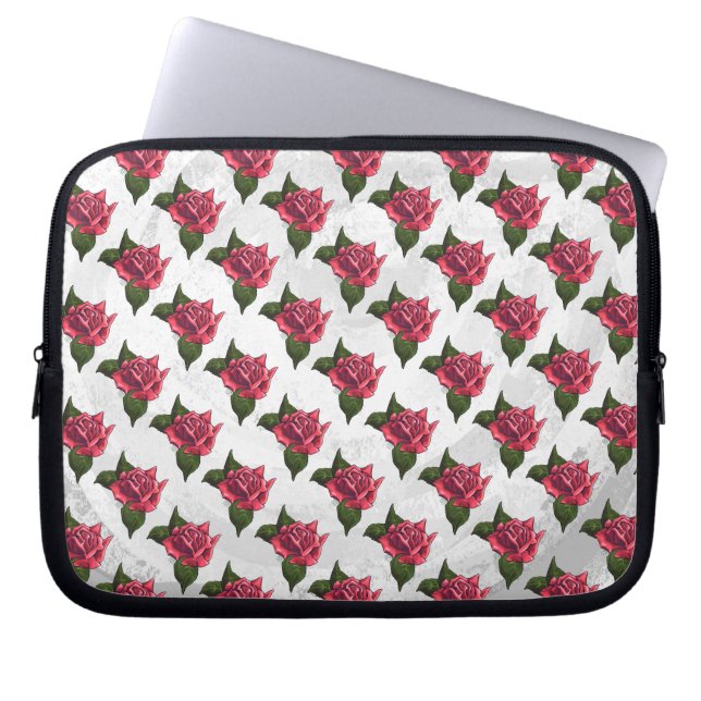 Housse Pour Ordinateur Portable Motif rose (Devant)