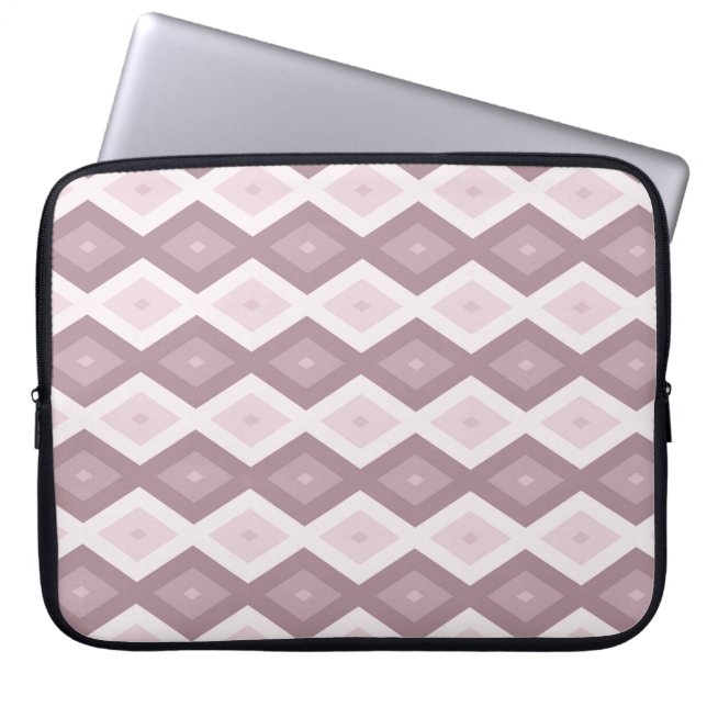 Housse Pour Ordinateur Portable motif rose quartz rose diamant (Devant)