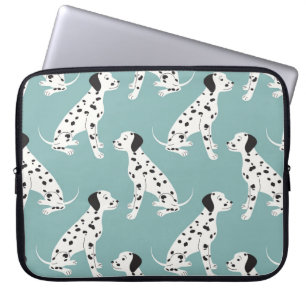 Housse Pour Ordinateur Portable Motif sans couture avec dalmate mignon