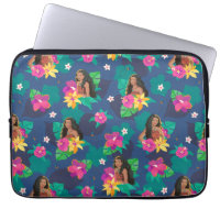 Motif sans couture floral de Moana en live-action