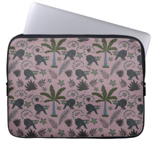Housse Pour Ordinateur Portable Motif sans couture Les animaux tropicaux sauts de
