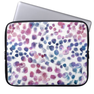 Housse Pour Ordinateur Portable motif sans couture pois Abstraits dans pastel col