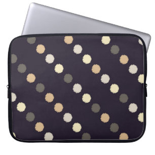 Housse Pour Ordinateur Portable Motif sans soudure à point Polka. La texture cribl