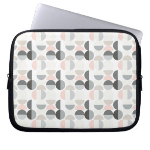 Housse Pour Ordinateur Portable Motif scandinave de demi-cercle de style