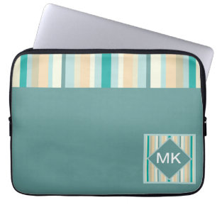 Housse Pour Ordinateur Portable Motif Seashore Stripes