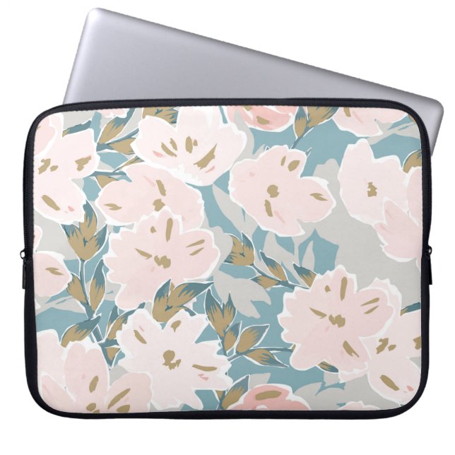 Housse Pour Ordinateur Portable Motif simple et transparent de gouache tracée à la (Devant)
