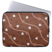 Motif Specké au coeur de chocolat foncé