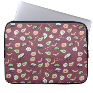 Housse Pour Ordinateur Portable Motif sushi mou