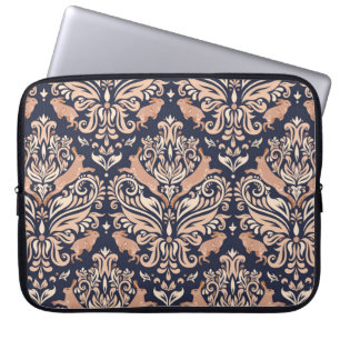 Housse Pour Ordinateur Portable Motif symétrique sans couture dans le style Damask