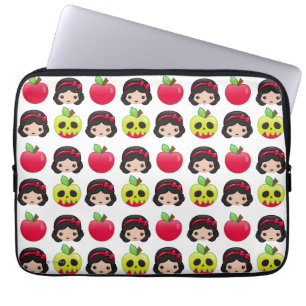 Housse Pour Ordinateur Portable Motif terrestre Emoji Blanche Neige