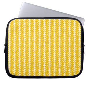 Housse Pour Ordinateur Portable Motif tiré par la main de blé d'or