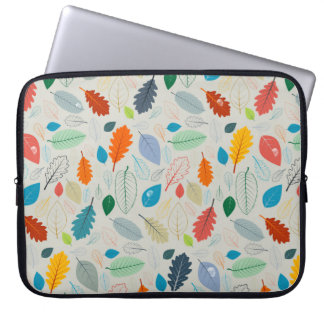 Housse Pour Ordinateur Portable Motif transparent - Feuilles d'automne vintages Il