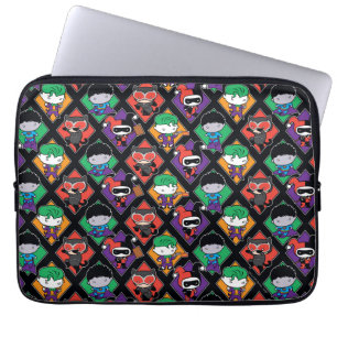 Housse Pour Ordinateur Portable Motif vainqueur de la Ligue de Justice de Chibi