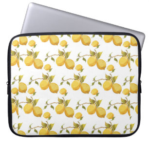 Housse Pour Ordinateur Portable Motif vintage au citron