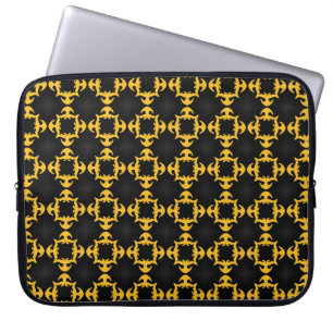Housse Pour Ordinateur Portable Motif vintage classique. Eléments design luxe, S