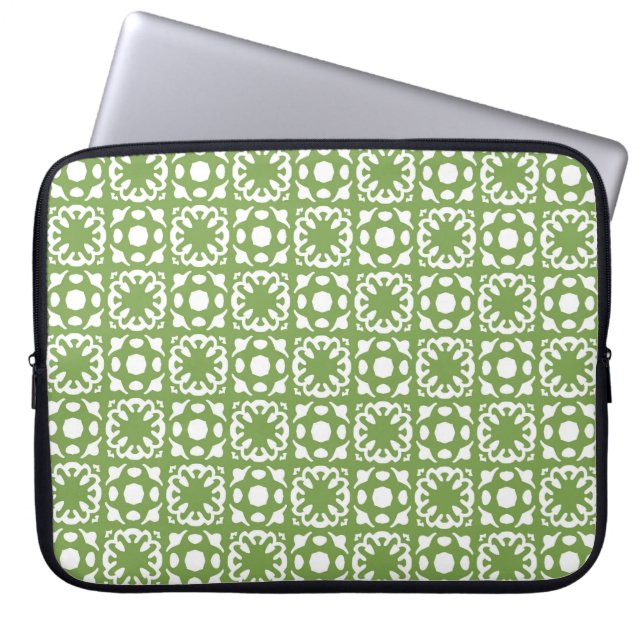 Housse Pour Ordinateur Portable Motif vintage sans couture. Arrière - plan avec es (Devant)
