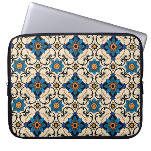 Housse Pour Ordinateur Portable Motif vintage sans soudure. Ornement ethnique colo