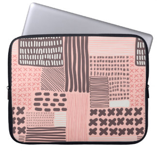 Housse Pour Ordinateur Portable motif vintage sans soudure. Texture moderne et des