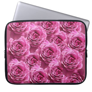 Housse Pour Ordinateur Portable Motifs rose roses et violets