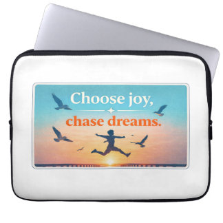 Housse Pour Ordinateur Portable Motivational Sunset Quote Art