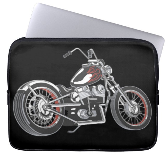 Housse Pour Ordinateur Portable Moto. (Devant)