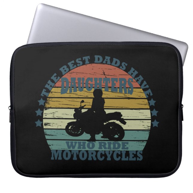 Housse Pour Ordinateur Portable motocyclette fille de meilleur pads (Devant)
