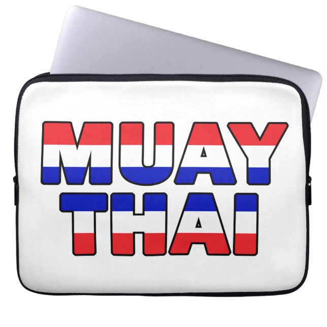 Housse Pour Ordinateur Portable Muay Thai (Devant)
